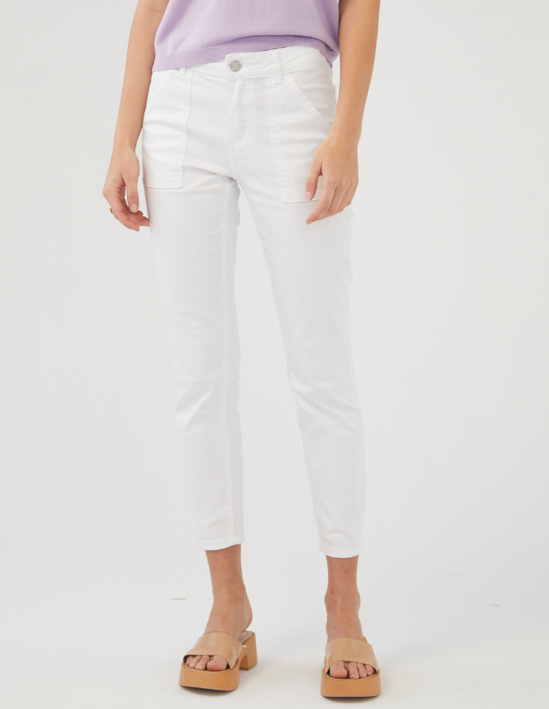 White Ankle Pant