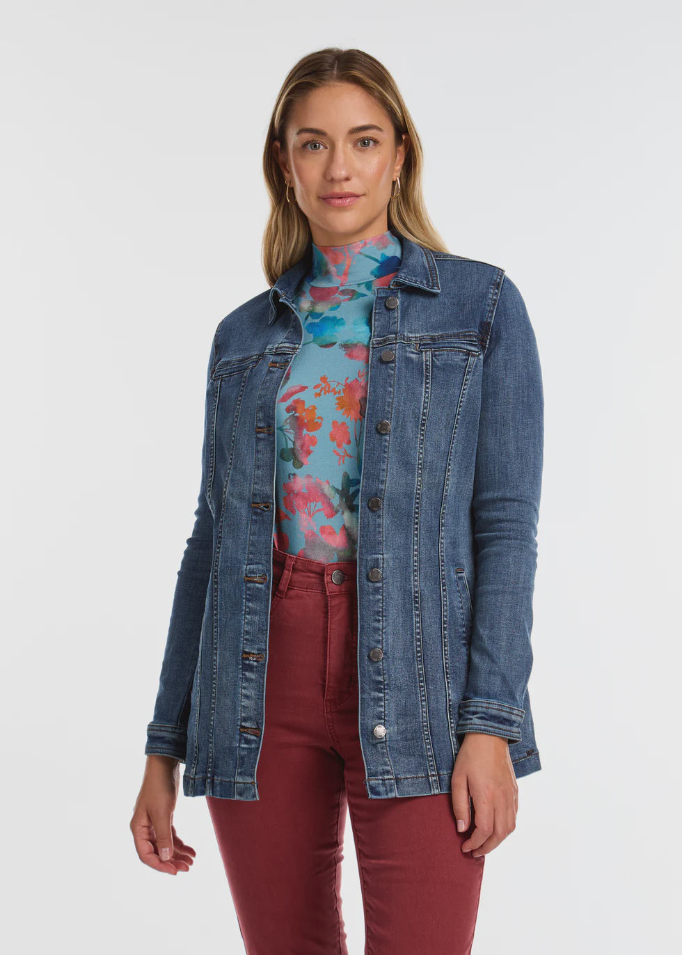 French dressing Longer denim jacket 1825669
