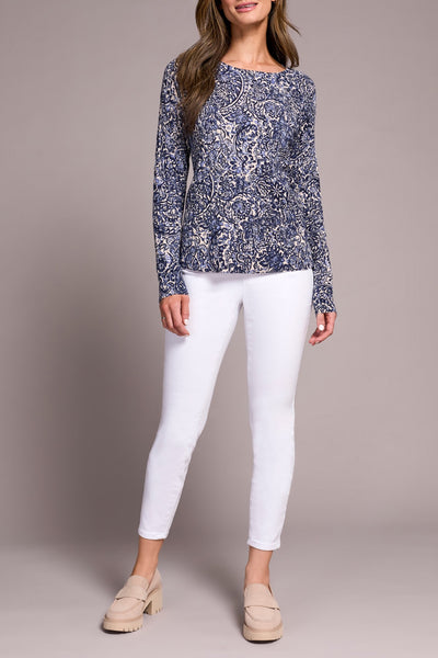 Tribal Crew Neck Sweater 2383O-576