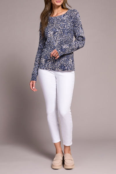 Tribal Crew Neck Sweater 2383O-576