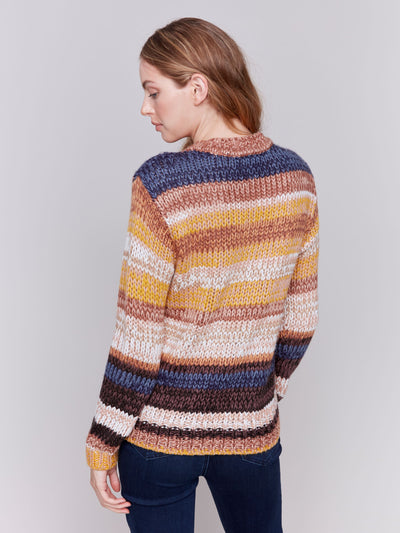 Charlie B. Amber Striped Sweater