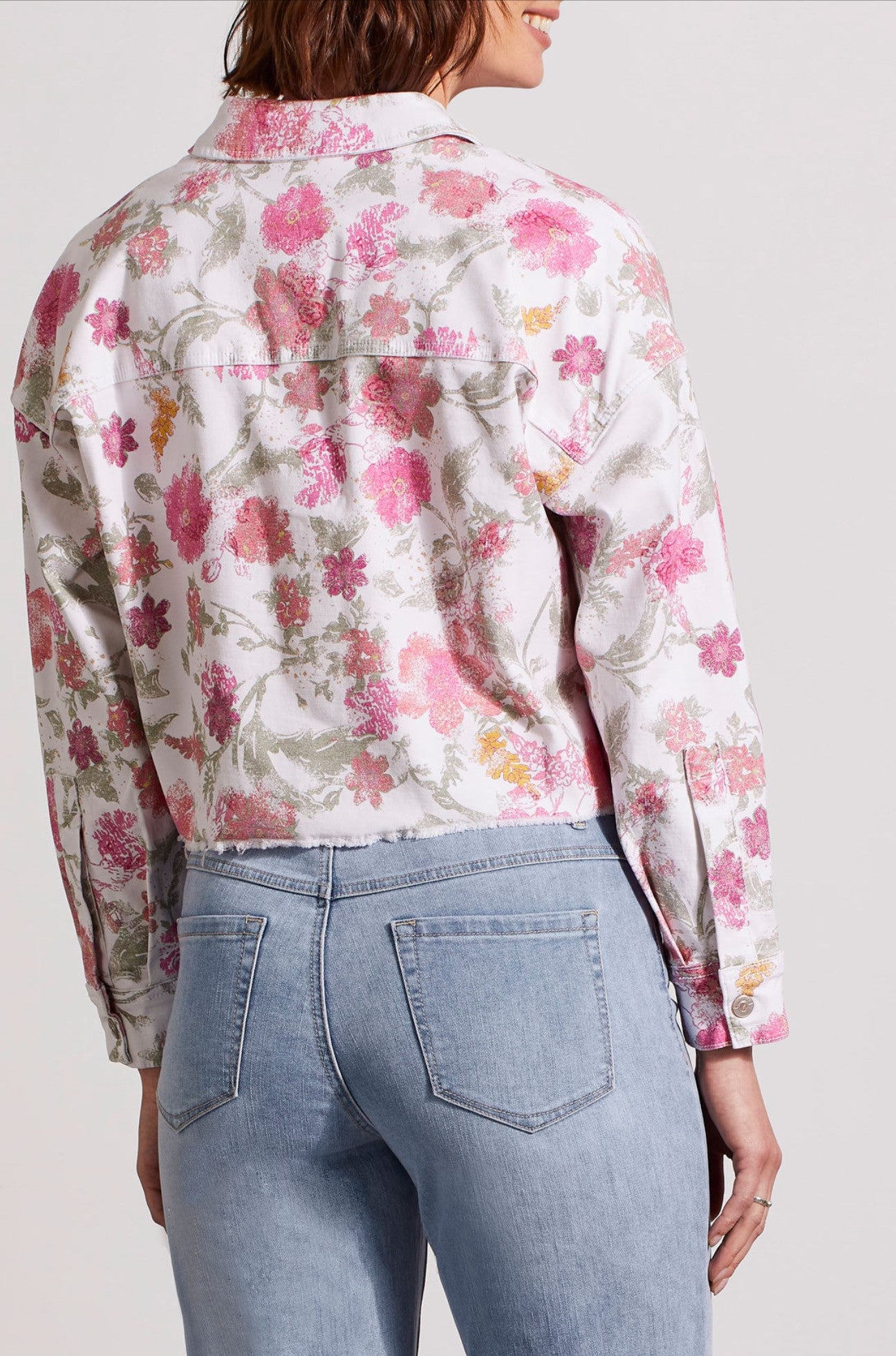 Floral Cropped Shacket