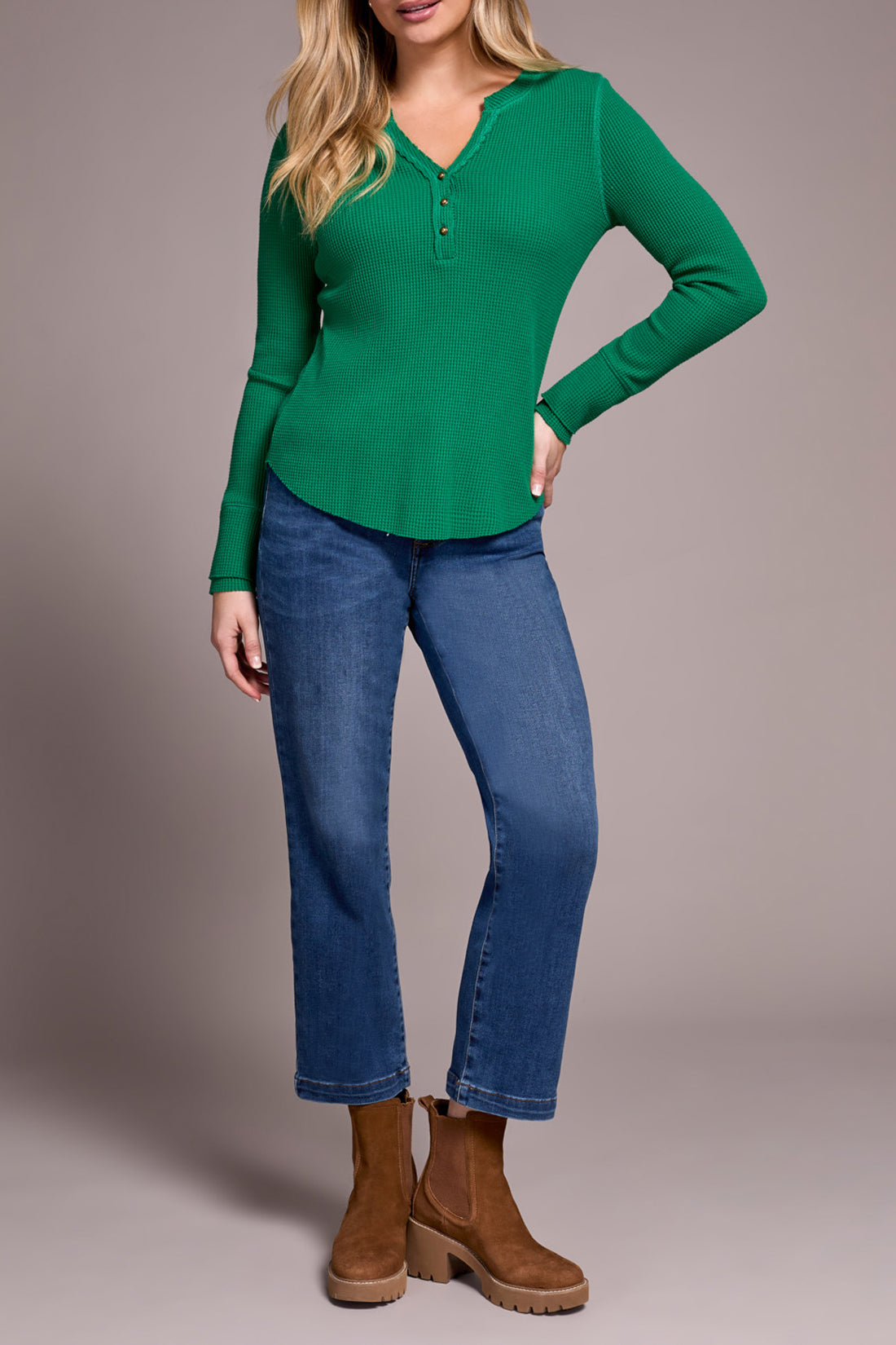 Tribal Henley Top 5899O-5159