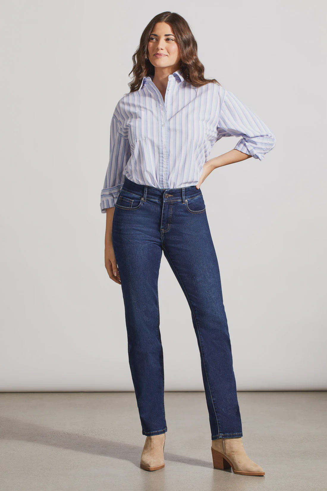 Tribal Petite Curvy Jeans 7572U-5050