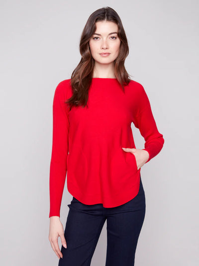 Charlie B Lattice Back Top C2170Z