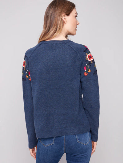 Charlie B Raglan Sleeve Sweater C2268Y