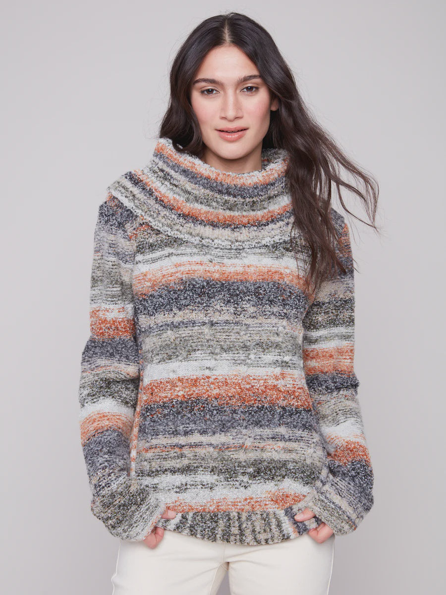 Charlie B Cable Sweater C2316
