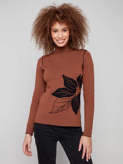 Charlie B Reversible Sweater C2681PR