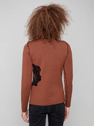 Charlie B Reversible Sweater C2681PR
