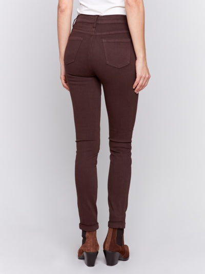 Charlie B. Slim Leg Jeans (Mocha)