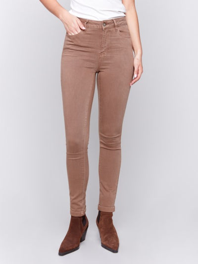 Charlie B. Slim Leg Jeans (Truffle)