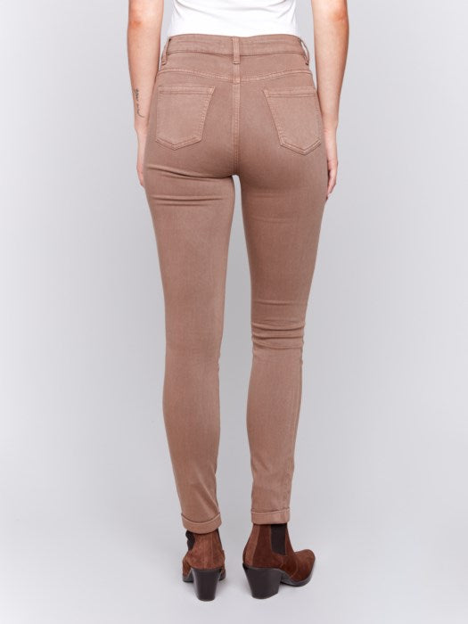 Charlie B. Slim Leg Jeans (Truffle)