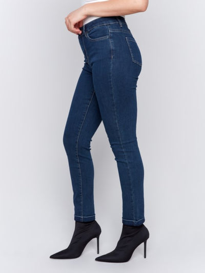 Charlie B. Slim Leg Jeans (Navy)