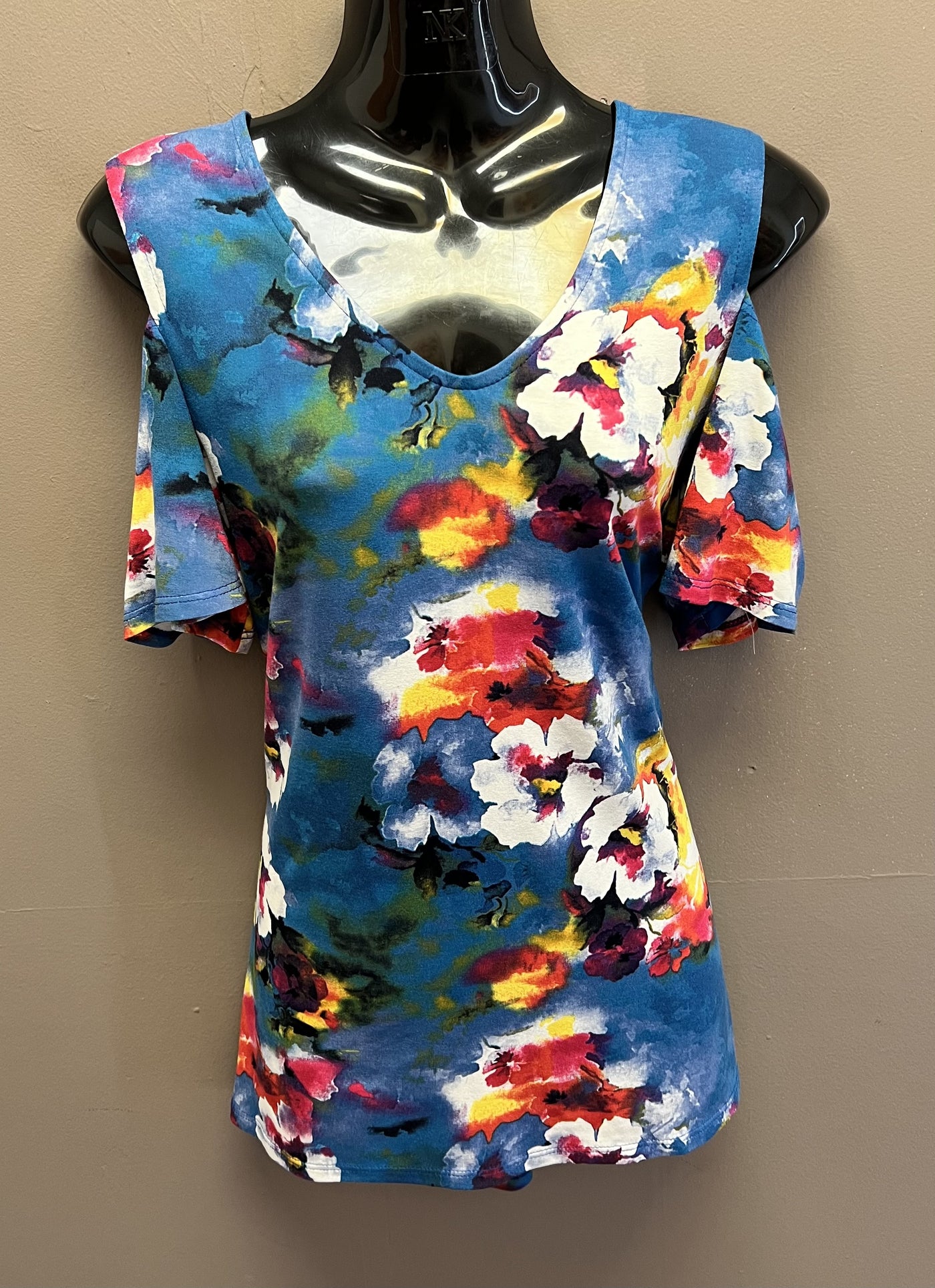 Crystal Cold Shoulder Top 15-11259