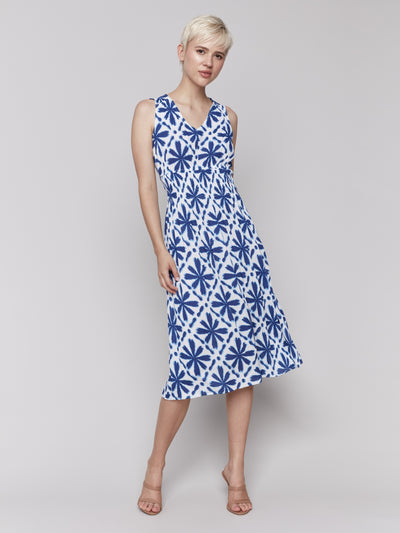 Charlie B printed sleeveless dress C3191/496B