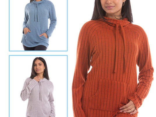 Nu-look kangaroo pocket pullover 46816