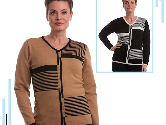 Nu-look V neck sweater 16815