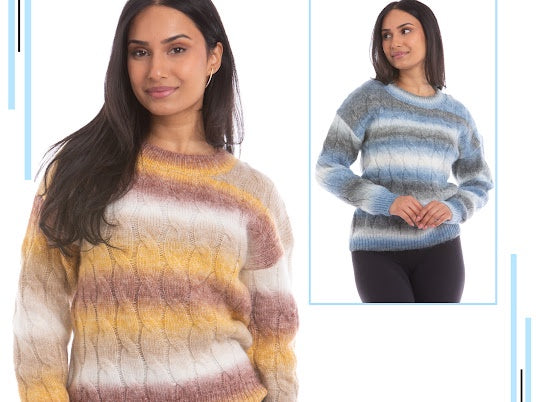 Nulook cozy fuzzy sweater 23626