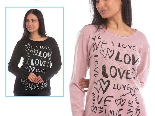 Nulook Love sweater 46808