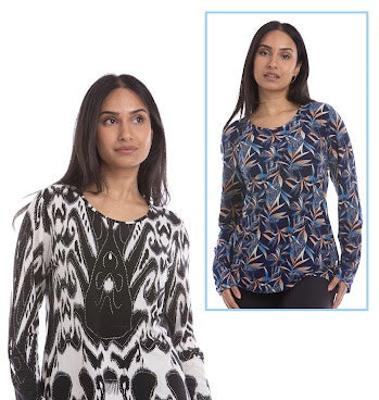 Nulook pretty print top 83850