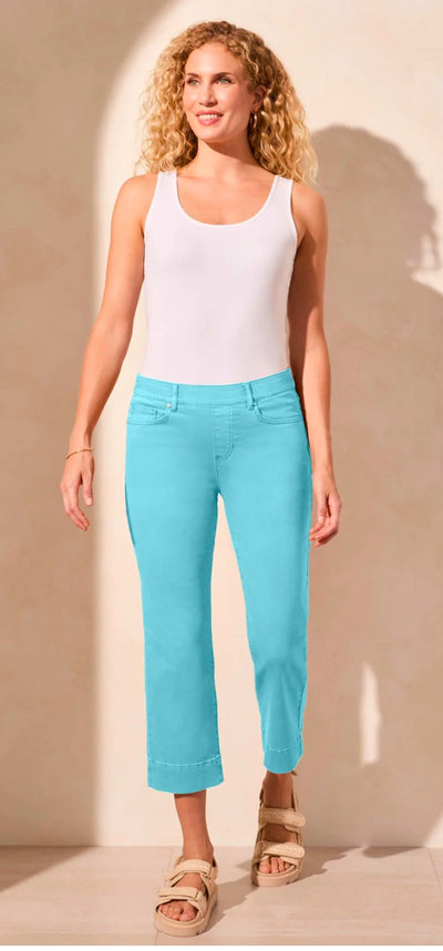 Tribal Pull on kick flare capri