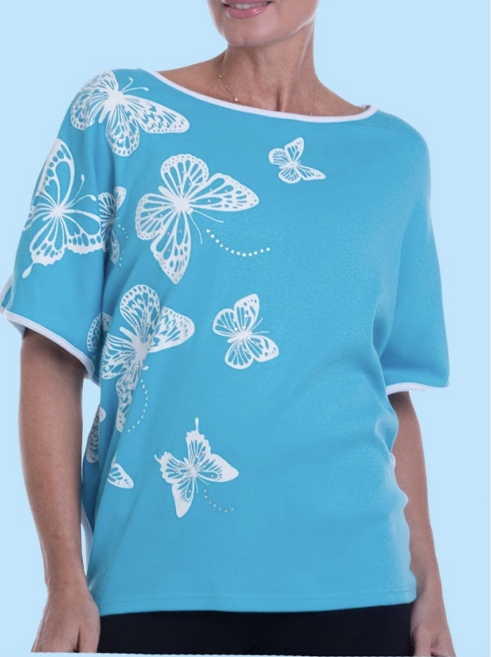 Nu-look butterfly top 16406