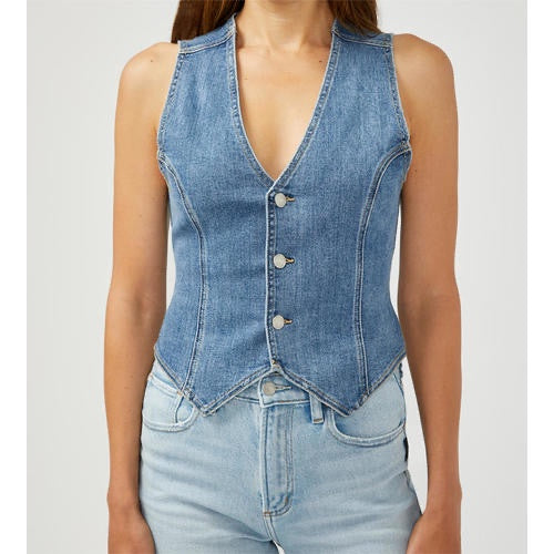 Silver jeans denim vest LV008EAD356