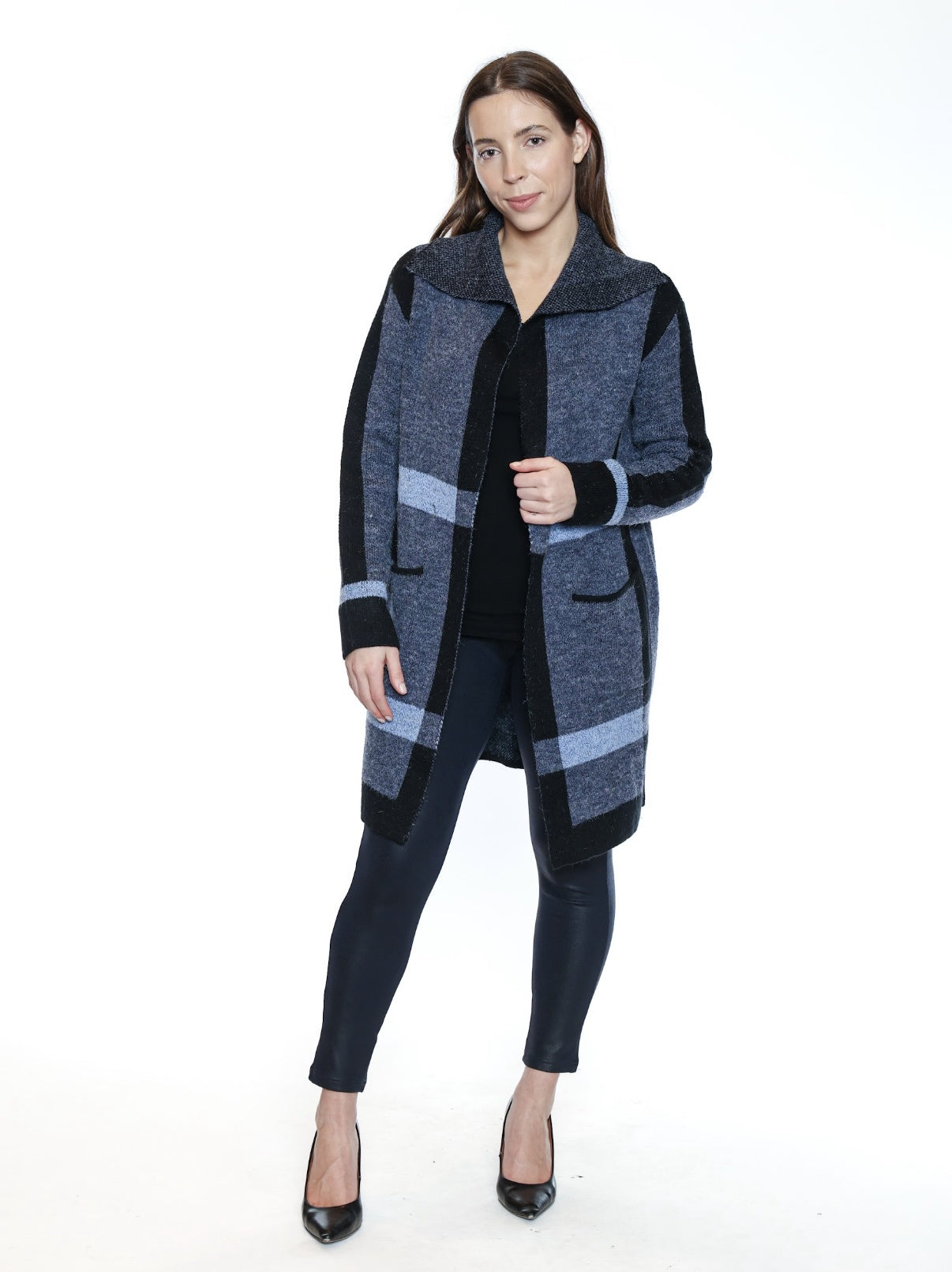 Papa Over sized open cardie CR5812