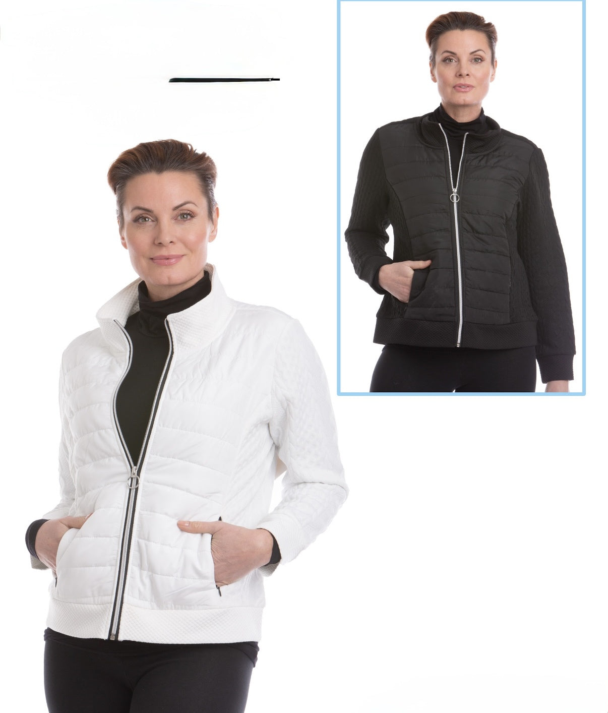 Nulook slim puffer vest NL-83801