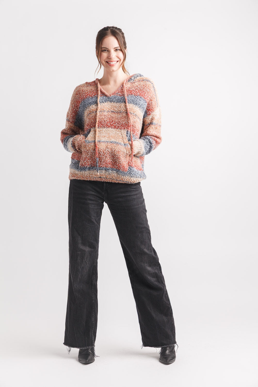 Papillon space dye hoodie ST-19229