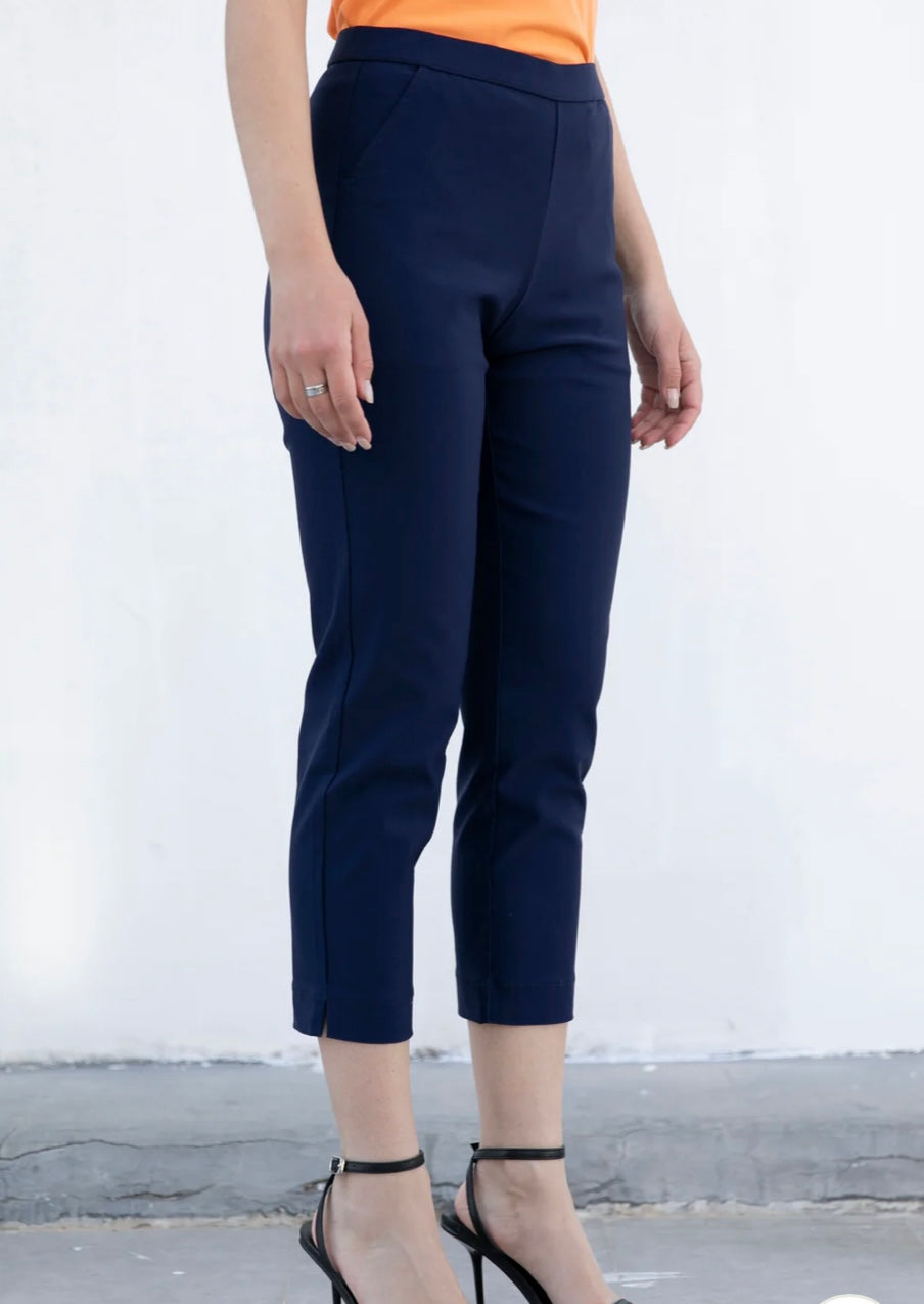 Orange Fashion Village Navy Capris