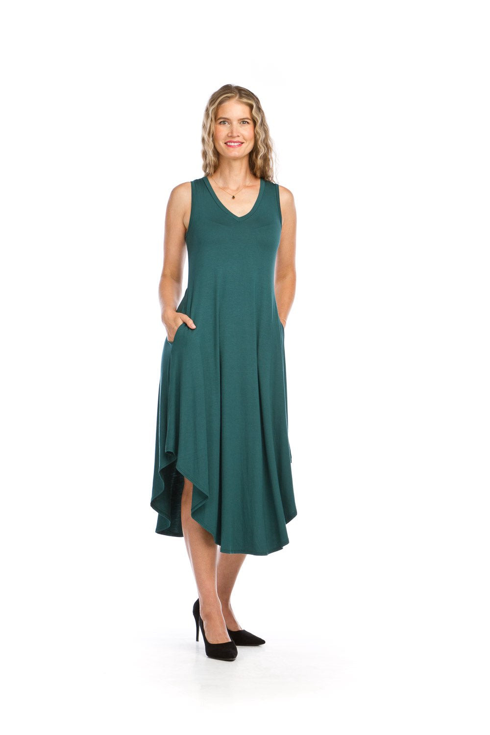 Green Soft Stretch Maxi Dress