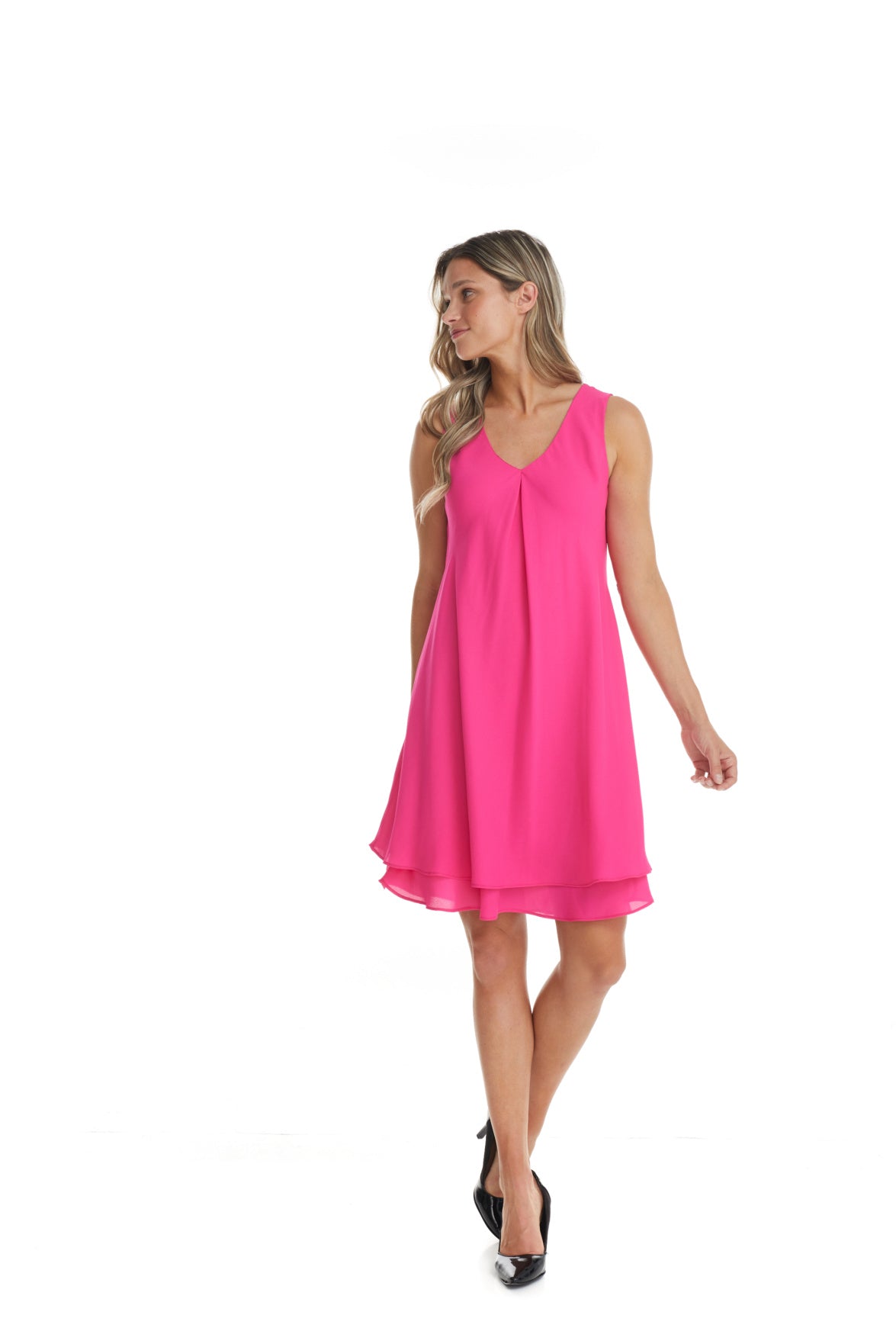 Pink Chiffon Dress