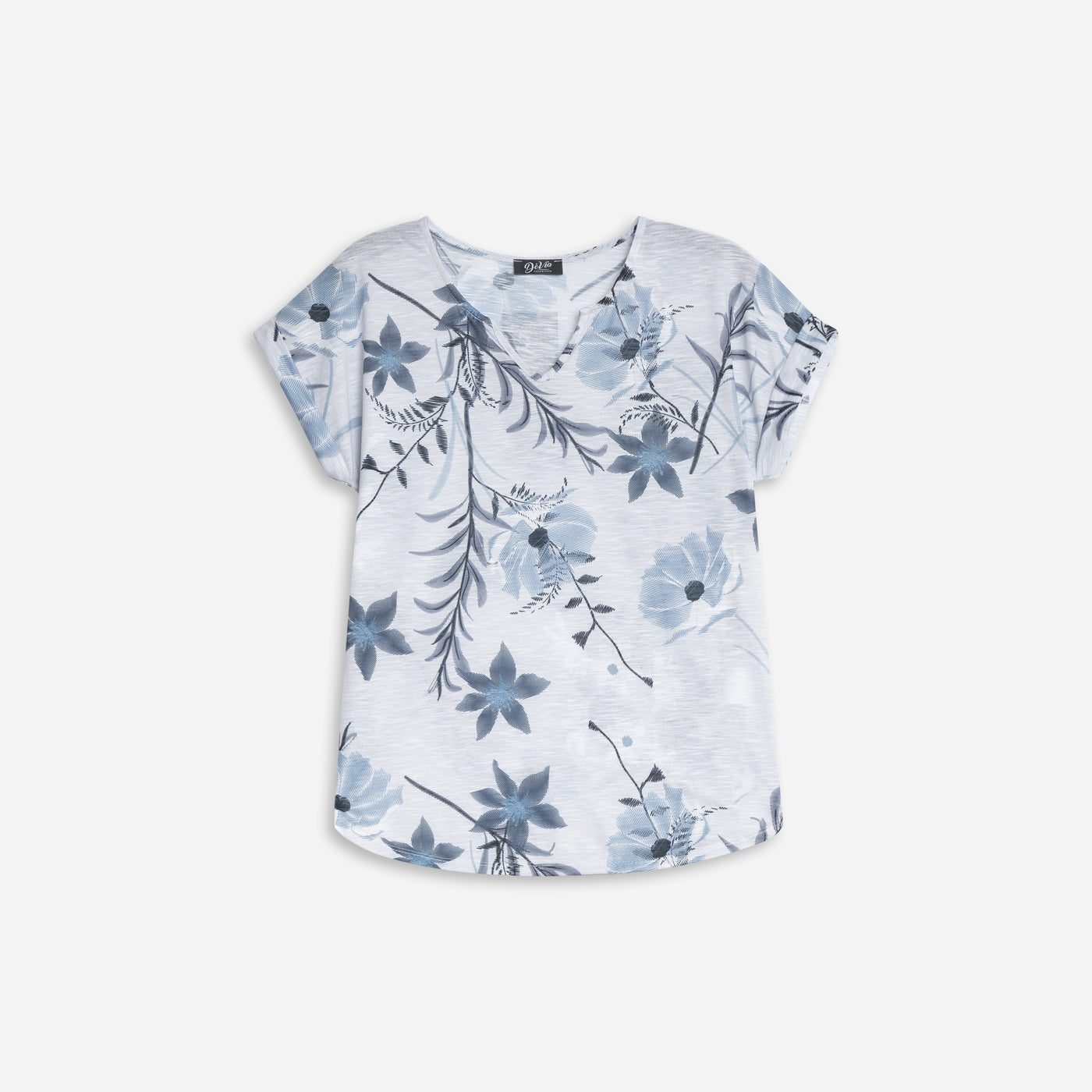 DeVia floral print top S346T