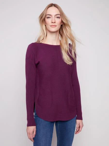 Charlie B Lattice Back Top C2170Z