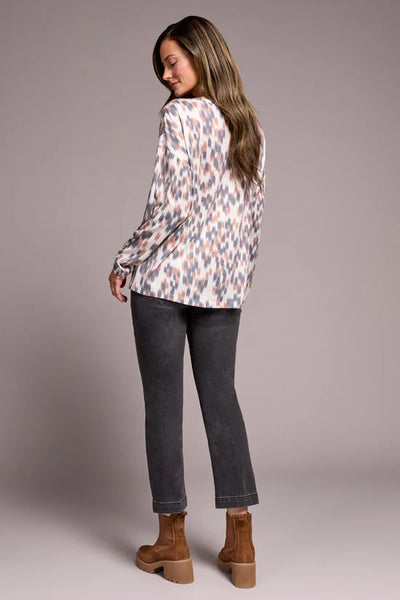 Tribal Soft Crew Neck Top 6014O-4214